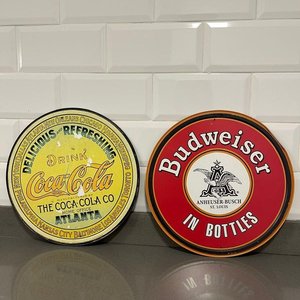Lote anterior: Chapas Decorativas Redondas Coca-Cola y Budweiser