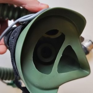 Mascarilla de Oxígeno Piloto LEEP Type 82 Usafrica - Coleccionismo Militar - imagen 5