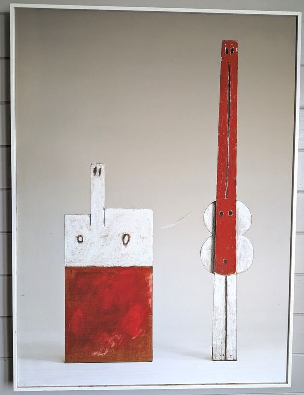 Reproducción de obra de Francisco Matto: 'Pareja, C 1976'