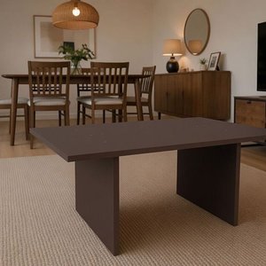 Lote siguiente: Mesa Ratona Moderna Rectangular de Madera para Living Comedor