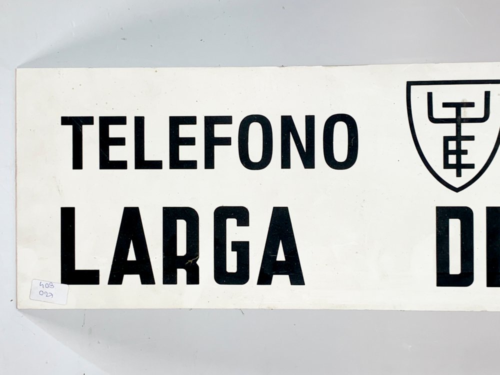 Cartel de acrílico con monograma y teléfono público - imagen 2