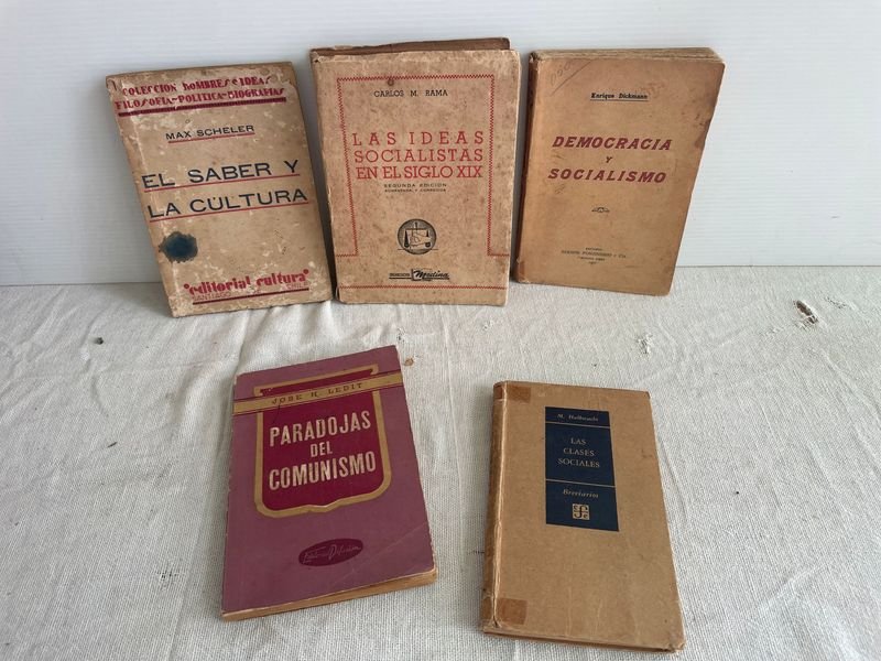 Lote de Libros: Socialismo, Comunismo y Democracia