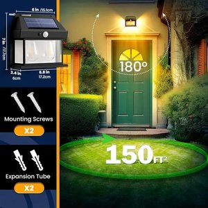 Farol Solar Doble para Exteriores con Sensor de Movimiento - imagen 2