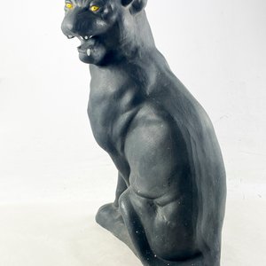 Figura Pantera Negra en Cerámica, 54 cm - imagen 2