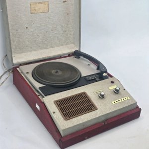 Toca Discos Portátil "Graetz" Vintage - imagen 1