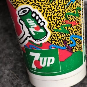 Vaso 7UP Fido Dido Años 90 Coleccionable - imagen 1