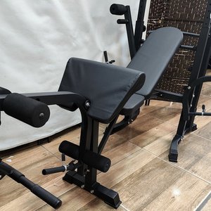 Banco de Ejercicios Multifunción con Torre y Percha - Nuevo - imagen 5