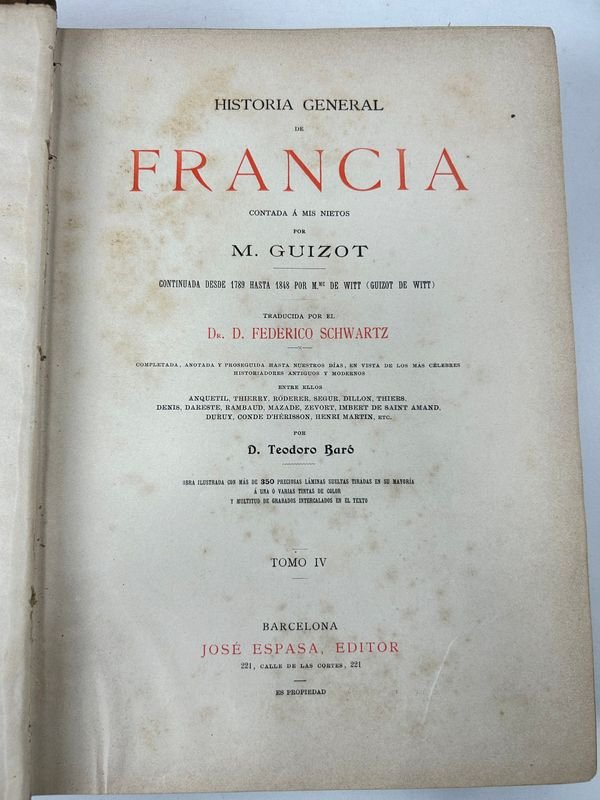 7 Tomos de Historia General de Francia, Edición Ilustrada del Siglo XIX - imagen 6