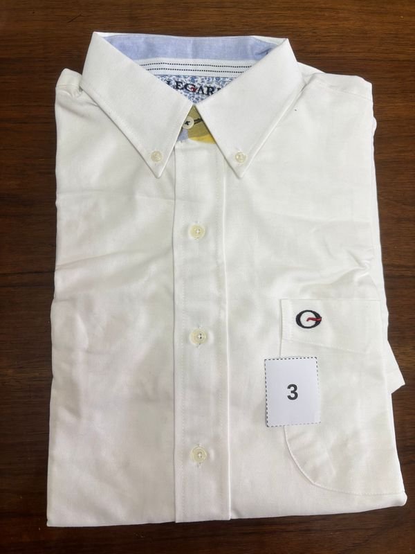 Camisa Blanca Manga Corta Olegario Talle S - imagen 1