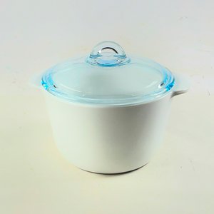Olla Pyroflam de Vitrocerámica Blanca con Tapa de Vidrio, 3 Litros - imagen 2