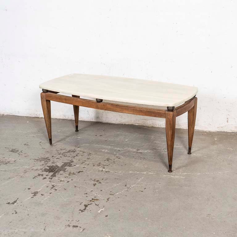 Lote anterior: Mesa de living americana con tapa de mármol en mal estado