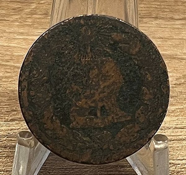 Moneda de 1/12 de Real de Paraguay de 1845 - imagen 1