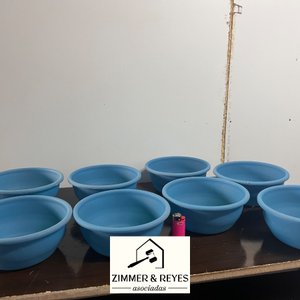 Lote de 8 Macetas Azules Nuevas - imagen 4