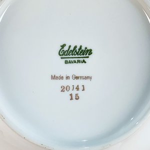 Guisera de Porcelana Edelstein Bavaria Blanca con Hojas y Espigas - imagen 3
