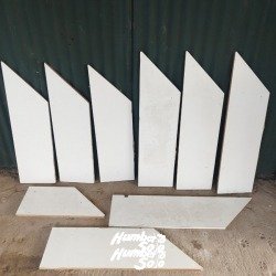 Tablas MDF para Estantes de Rinconera con Corte a 45 Grados