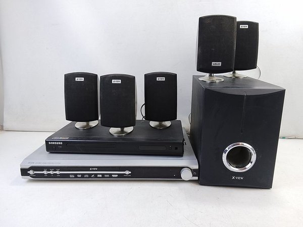 Home Theater 5.1 X-View con Reproductor DVD Samsung y X-View - imagen 1