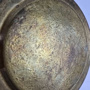 Juego de Té Turco en Bronce, Madera y Vidrio Azul - imagen 10