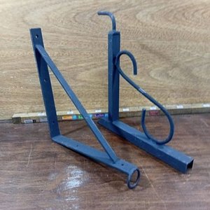 Par de Ménsulas de Herrería Artesanal para Colgar Macetas - imagen 6