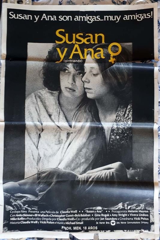 Poster Original "Susan y Ana" (Girlfriends) - Melanie Mayron - 1978