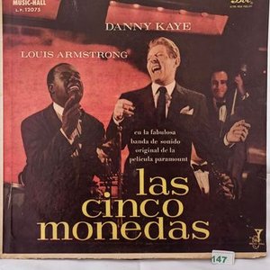 Disco de Vinilo "Las Cinco Monedas" con Danny Kaye y Louis Armstrong - imagen 1