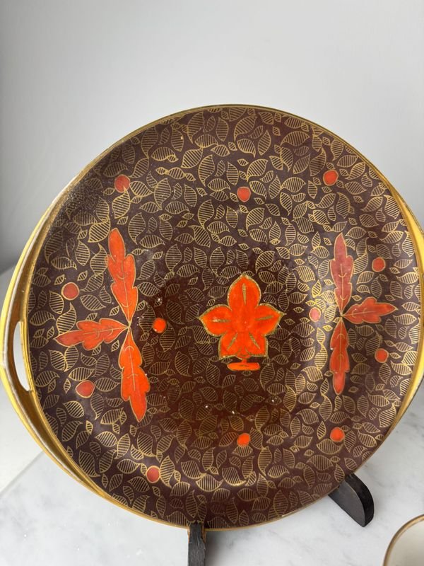 Servicio de té y postre en porcelana checoslovaca - imagen 2