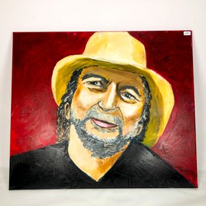 Cuadro al Óleo: Retrato de Joaquín Sabina, 60x70 cm - imagen 2