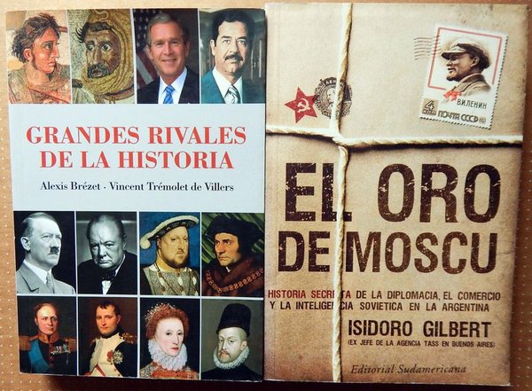 Lote de 5 Libros: Grandes Rivales de la Historia, Matar Sin Que Se Note, La Mafia del Oro, Crónicas del 900 (II), El Oro de Moscú - imagen 1