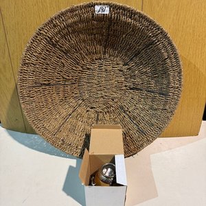 Canasto de Pared Artesanal y Mate Argentino Nuevo con Bombilla - imagen 2