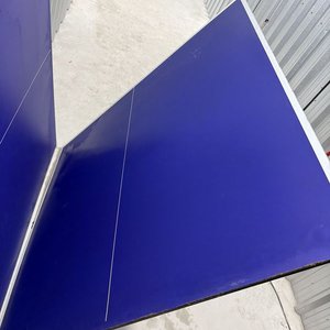 Mesa de Ping Pong Plegable Azul con Patas Desmontables - imagen 10