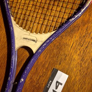 Raqueta de Tenis Vintage Azul y Rosa - imagen 2