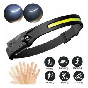 Linterna Frontal LED Recargable USB con Sensor de Movimiento - imagen 3