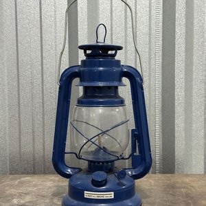 Farol a Queroseno Azul Vintage 28cm para Camping - imagen 8