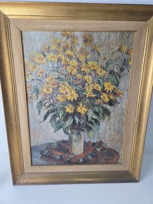 Lote anterior: Pintura de Claude Monet enmarcada