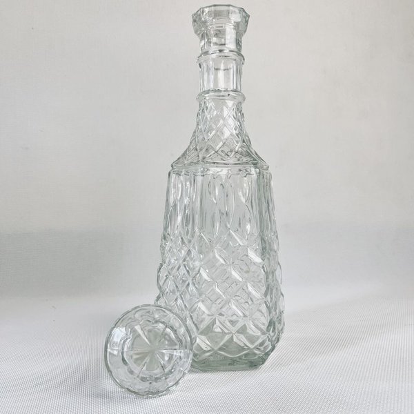 Botella antigua de whisky con tapón - imagen 2
