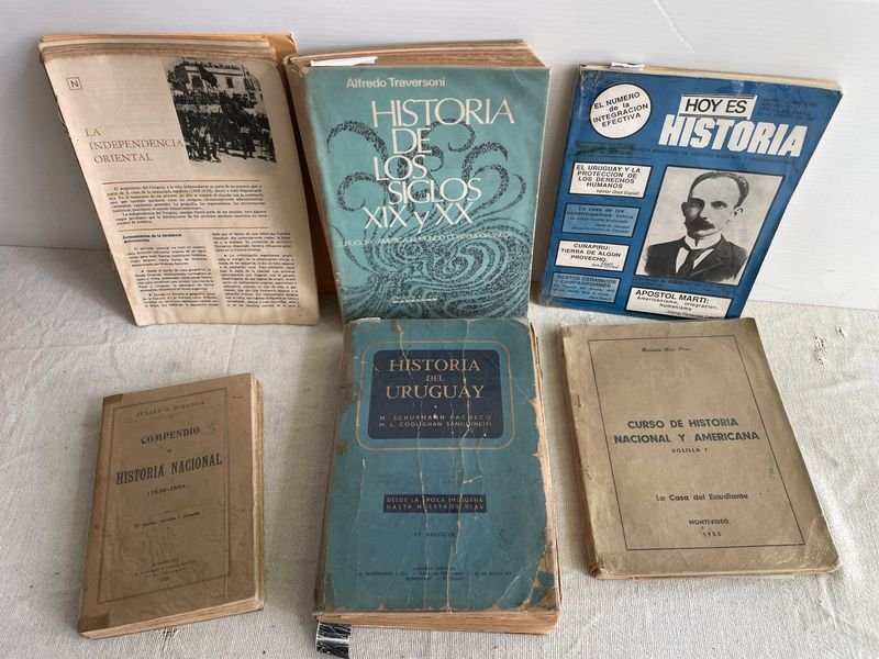 Lote de Libros de Historia Nacional y del Uruguay