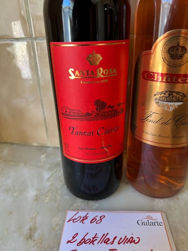 2 Botellas de Vino Tannat y Château - imagen 2