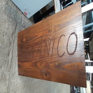 Lote anterior: Cartel de Madera "Orgánico"