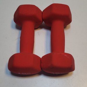 Par de Mancuernas Rojas de 4kg Cada Una - imagen 3