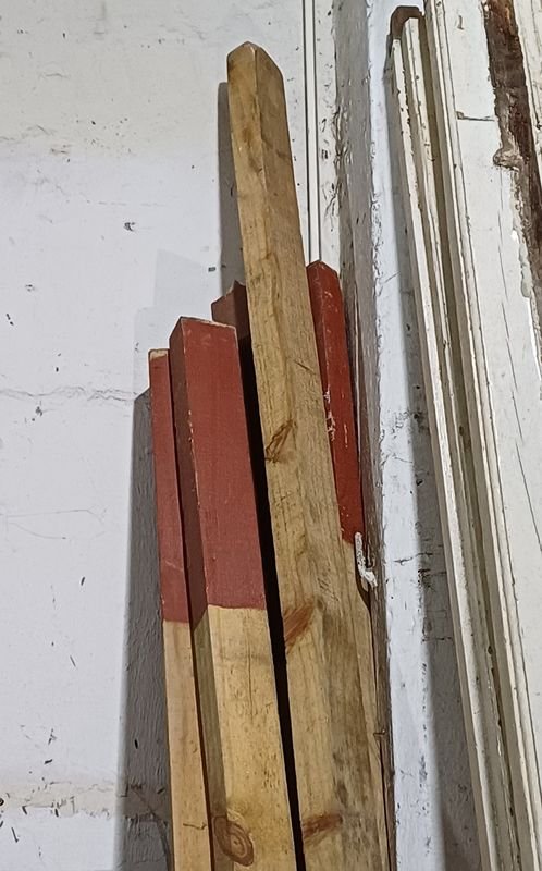 Cinco alfajías de pino para decoración - imagen 5