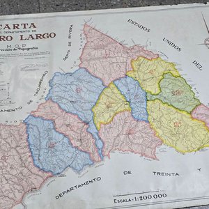 Carta del Departamento de Cerro Largo, Dirección de Topografía M.O.P. - imagen 5