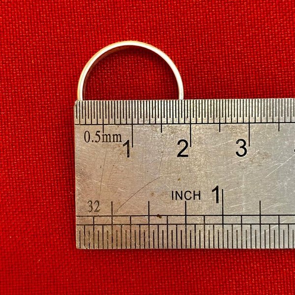 Dos alianzas de plata para mujer - imagen 4