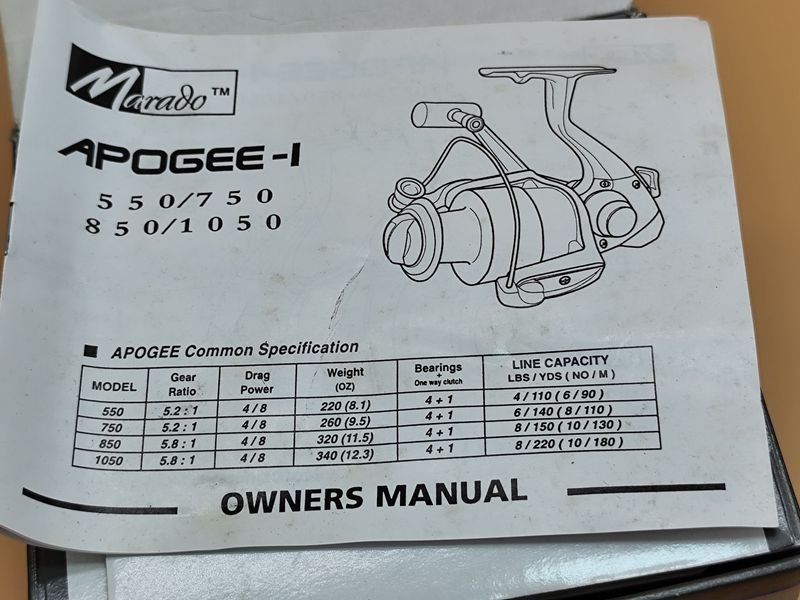 Reel frontal MARADO Modelo Apogee 1050 - Buen estado - imagen 8