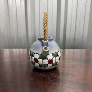 Tetera Decorativa Artesanal de Cerámica Esmaltada - imagen 3