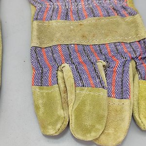 Par de Guantes de Descarne y Tela Talle 10 1/2 - imagen 3