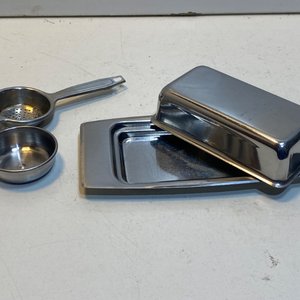 Set de Cafetera Italiana y Accesorios de Acero Inoxidable y Vidrio - imagen 9