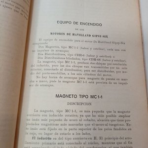 Manual de Mantenimiento y Accesorios Avión Havilland Dragon Rapid - Aeronáutica Militar Uruguay 1936 - imagen 6