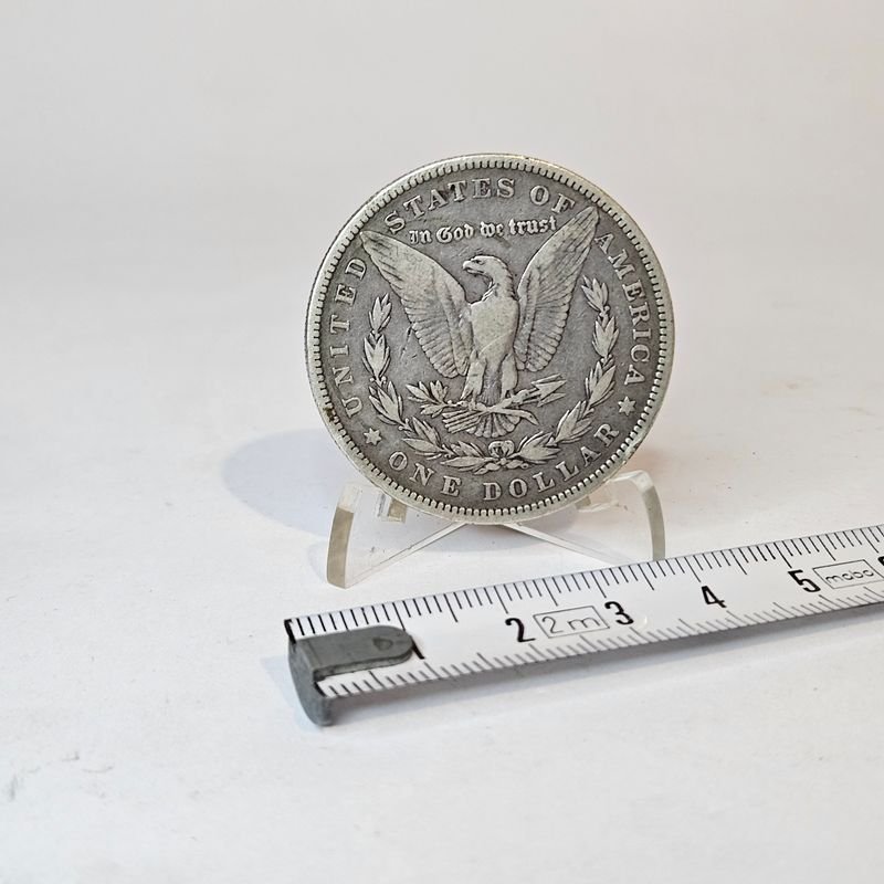 Lote siguiente: Moneda de plata Dolar Morgan de 1879