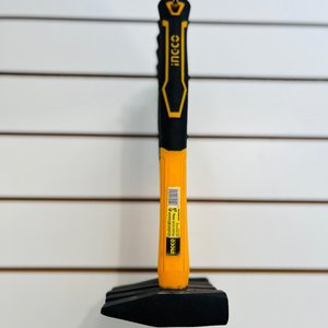 Set de 5 Martillos de Fibra Ingco con Mango Amarillo y Negro - imagen 2