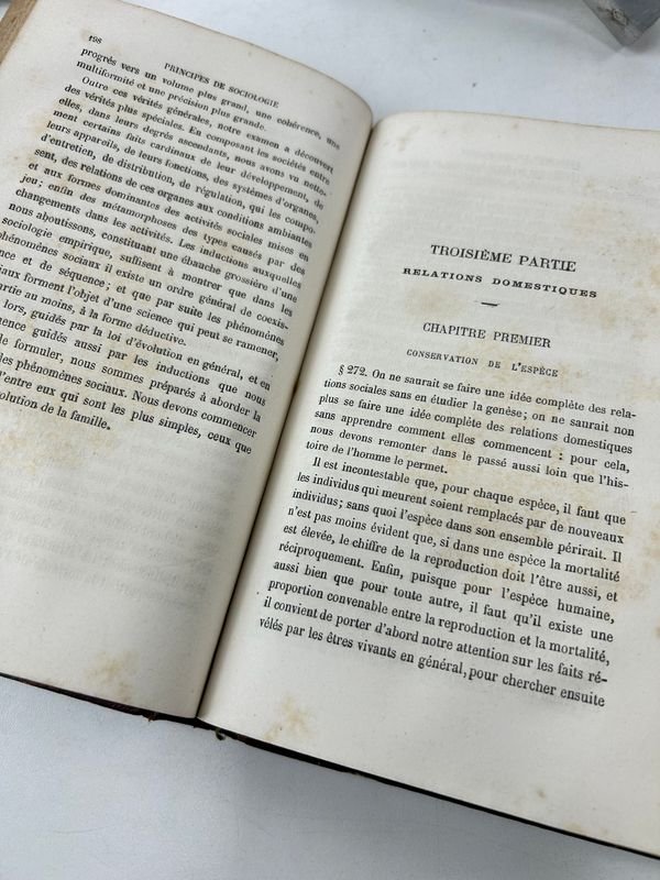 Libros de Sociología de Herbert Spencer - Edición de 1883 - imagen 4