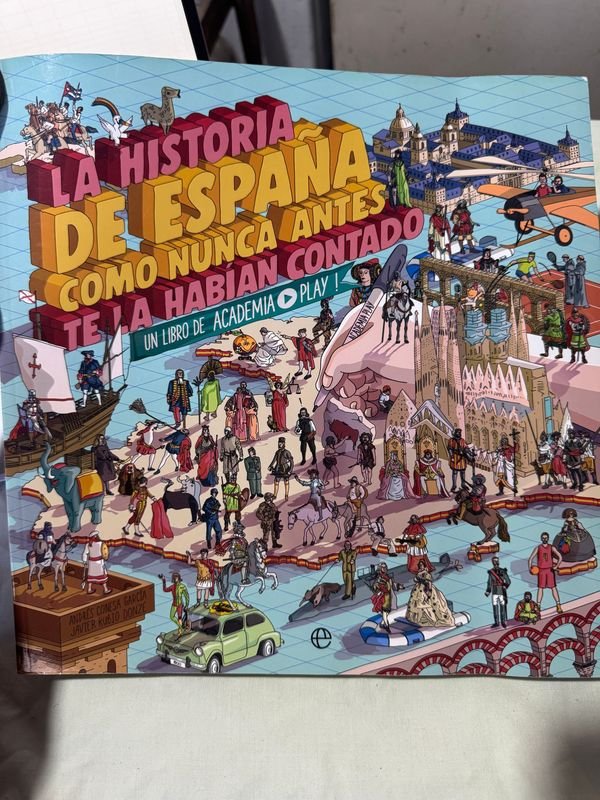 Lote anterior: Libro de historia de España con ilustraciones y mapas